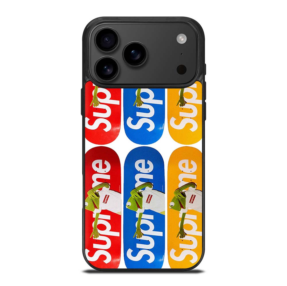 SUPREME SKATEBOARDS KERMIT FROG iPhone 17 Pro Max Case Cover